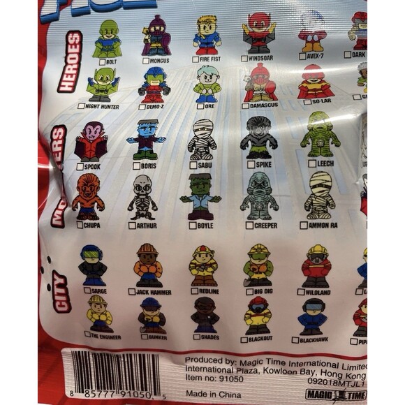 Little Figz Blind Bags Series 1 Heros Monsters City People Figures Lot of 21 NEW - Picture 3 of 5